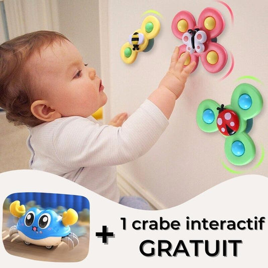 BabySpinners™ Lot de 3 Jouets d'Éveil - PouponMalin