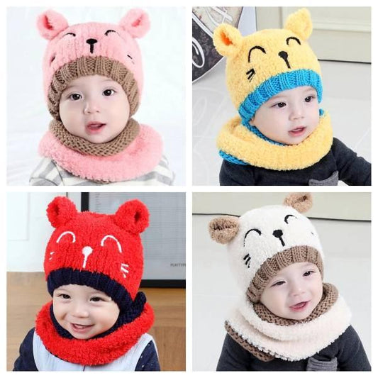 Bonnet Hiver pour Bébé - Doublé de polaire - PouponMalin