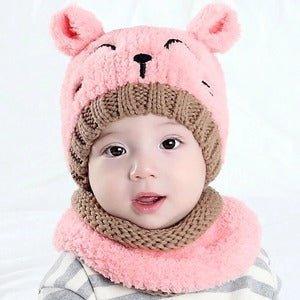 Bonnet Hiver pour Bébé Garçon - Doublé de polaire - PouponMalin