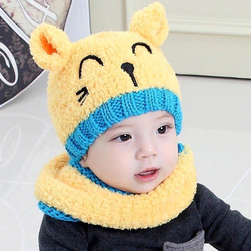 Bonnet Hiver pour Bébé Garçon - Doublé de polaire - PouponMalin