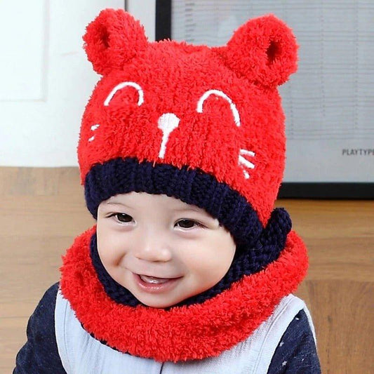 Bonnet Hiver pour Bébé Garçon - Doublé de polaire - PouponMalin