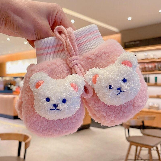 Moufles en Laine Bébé Fille - PouponMalin