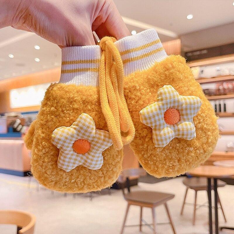Moufles en Laine Bébé pour Fille - PouponMalin
