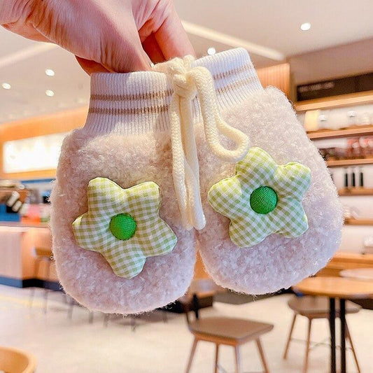 Moufles en Laine Bébé pour Fille - PouponMalin